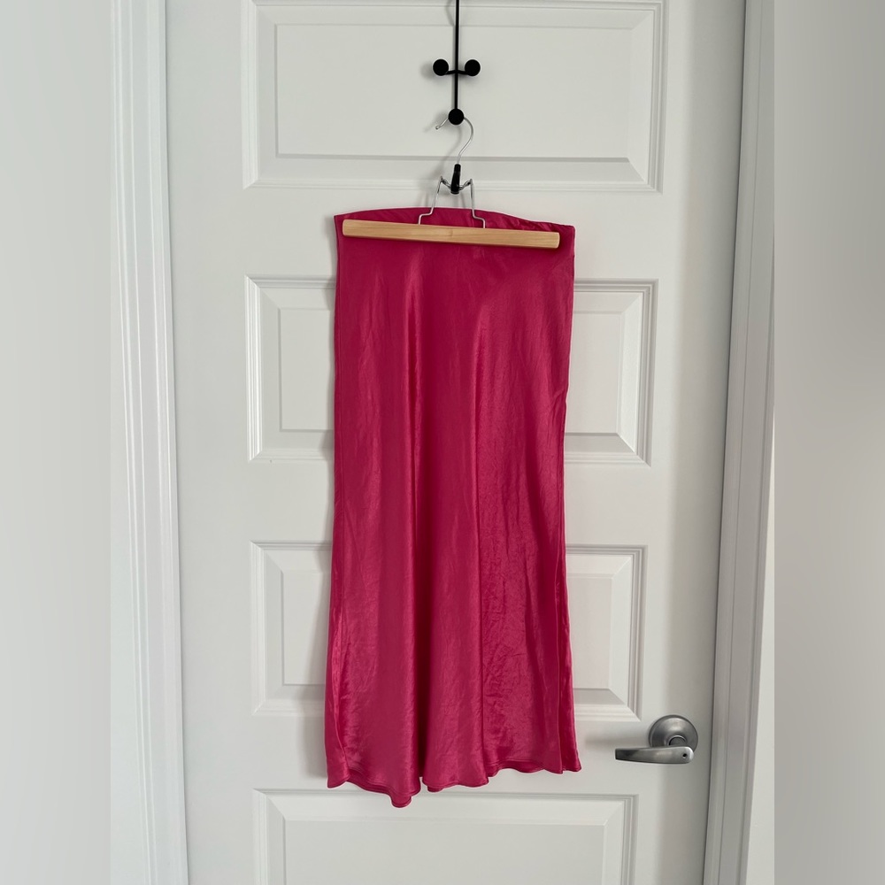 Aritzia slip midi skirt